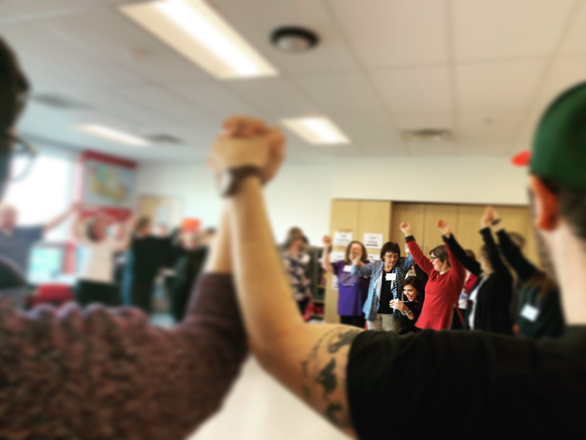 Playing Bluebird Bluebird to start the morning off with <a href="/NovaScotiaMEA/">Nova Scotia Music Educators Association (NSMEA)</a> 
Thanks for the fun drama games, Vonda!