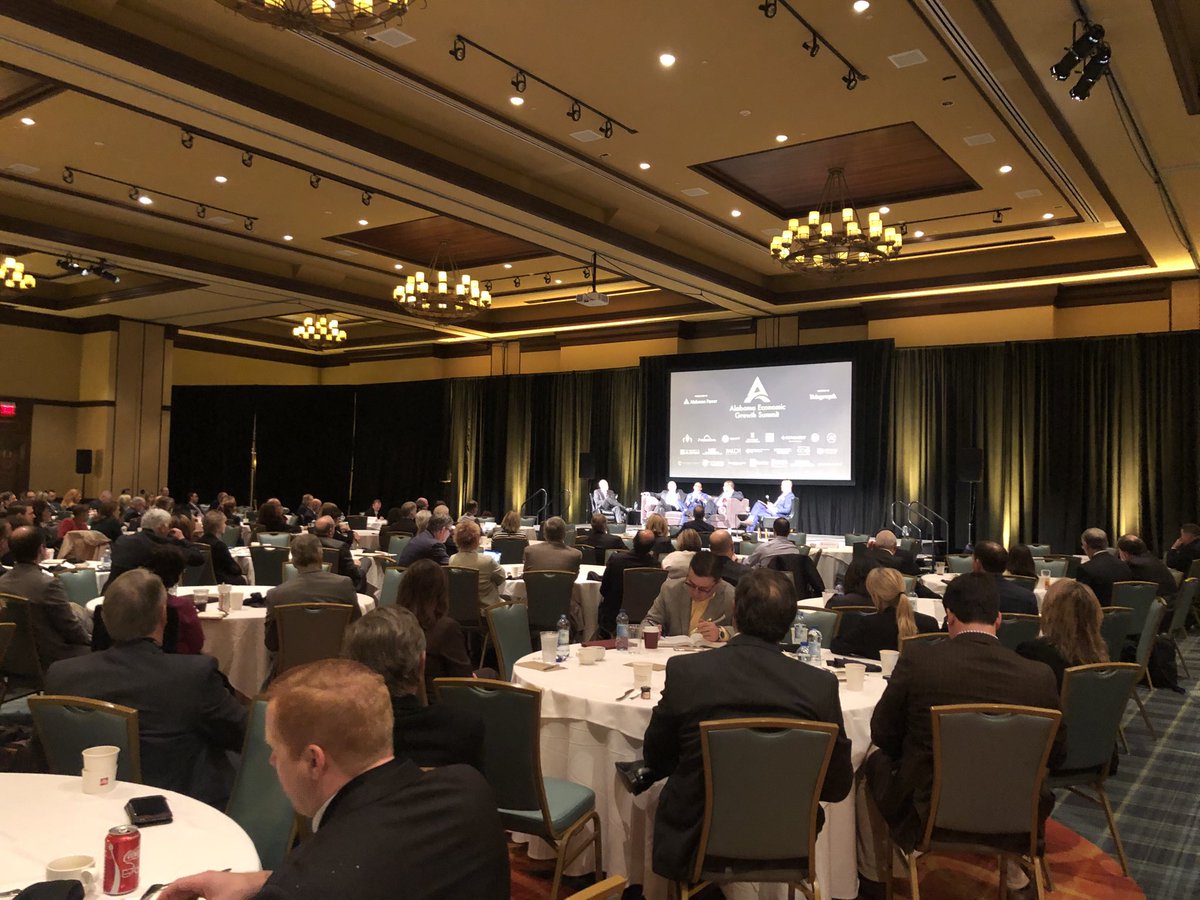 TheresaWelbourn's tweet photo. Kickoff of the Alabama Economic Growth Summit.  Honored to be on a panel later today, sharing some of the work we do ⁦@TheEdgeCEI⁩  and ⁦@UA_AEI⁩  that supports economic development. ⁦@culverhouseua⁩  ⁦@tuscaloosacity⁩  ⁦@chambertusc⁩ https://t.co/0uketrbkAk