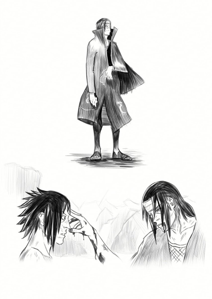 onurberrk's tweet photo. Here’s some sketches i’ve done for #comikonistanbul 
#comikonistanbul2019 #manga #comic #sketch #sketchbook #illustration #itachi #sasuke #hellboy #darkhorsecomics @comikonistanbul https://t.co/oRDadVgFPM