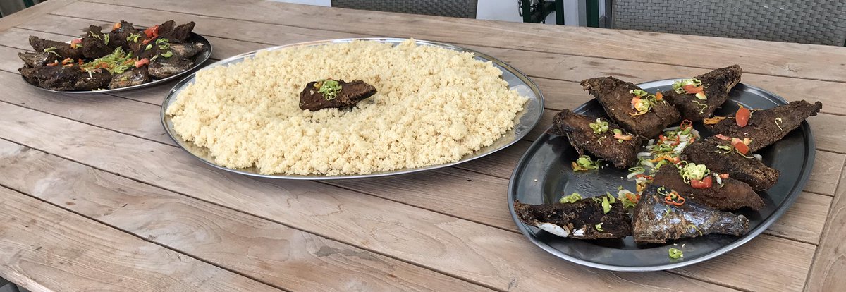 JosephineGauld's tweet image. C’est la Garba party à l’ambassade aujourd’hui - bonne appetite