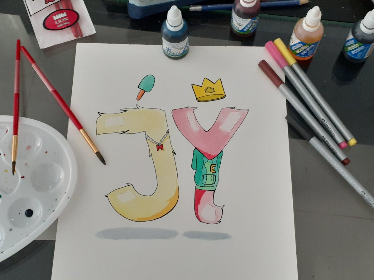 Jessica6697's tweet photo. Una tarea de mi curso de Color en la Universidad.
Me inspiré del estilo de Andrés Ariza - Maquinita. Diseñador Gráfico.
#Ecolin #Color #DiseñoGrafico #Acuarela #Maquinita https://t.co/llgK86As0e