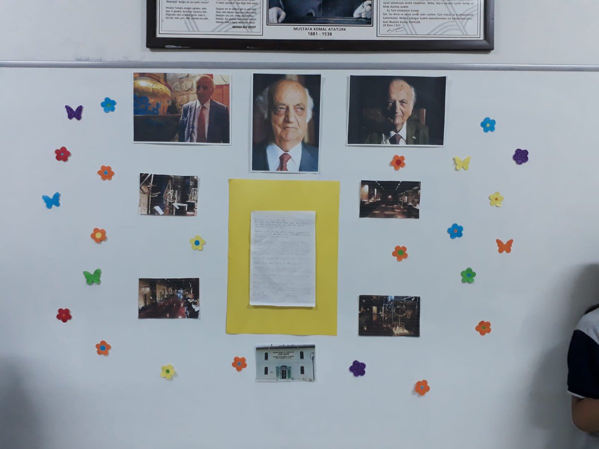 "Prof. Dr. Fuat SEZGİN'in izinde" projesi kapsamında Prof. Dr. Fuat Sezgin'in doğum yıl dönümü dolayısıyla okulumuzda Prof. Dr. Fuat SEZGİN'i anma etkinlikleri düzenlenmiştir. <a href="/serhanakyol34/">Serhan AKYOL</a> <a href="/ARNAVUTKOYMEM/">Arnavutköy İlçe Millî Eğitim Müdürlüğü</a> <a href="/tcmeb/">Millî Eğitim Bakanlığı</a> <a href="/ziyaselcuk/">Ziya Selçuk</a> @Istanbul_ILMEM <a href="/memleventyazici/">Levent Yazıcı</a>