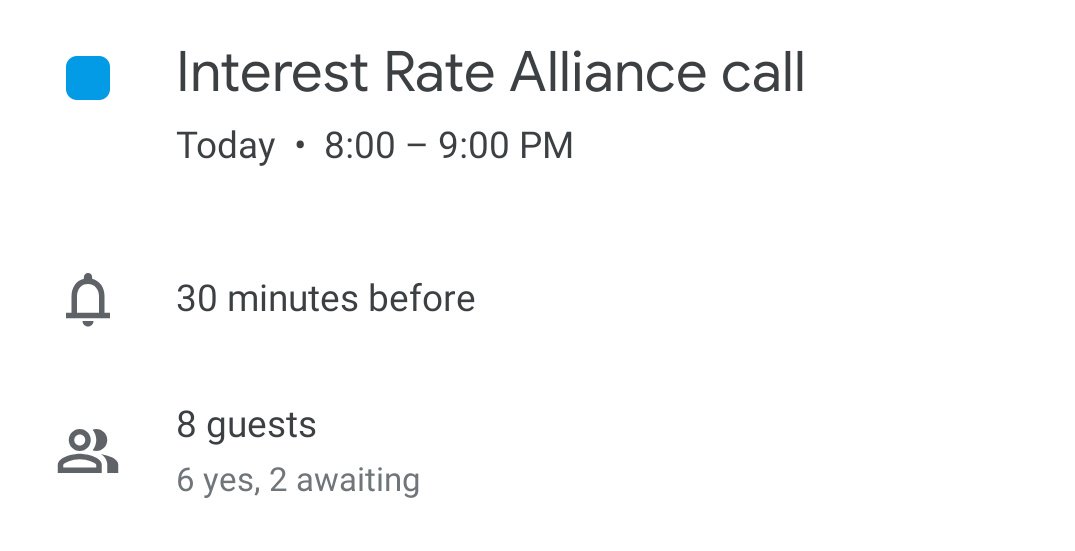Interest in interest? 

LSDai meets Opium (protocol), CherrySwap, and an unnamed RFQ platform on 1st DeFi IRS alliance call. 4 teams with 3 approaches dialing in from Amsterdam, Estonia, South Africa, China, Tunisia...
 <a href="/rleshner/">Robert Leshner</a> <a href="/hayesgm/"></a> <a href="/BAfterparty/">Beauty Contest Afterparty</a>  <a href="/tomhschmidt/">Tom Schmidt ＞|＜</a> <a href="/hal2001/">hal2001.hl</a>