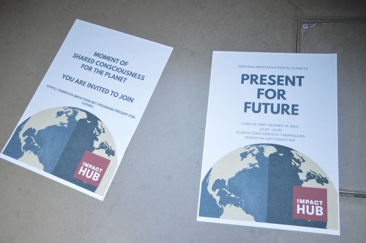 ImpactHubDSS's tweet image. Gaur #PresentForFuture planetaren aldeko hausnarketarako eserialdian.

Hileko azken ostiralero 13:00etan Tabakalerako 0 solairuan. 📌Hurrengo hitzordua: azaroak 29.

Etorri eta eseri gurekin. 

Informazio gehiago: ow.ly/xMTB50wTMmN