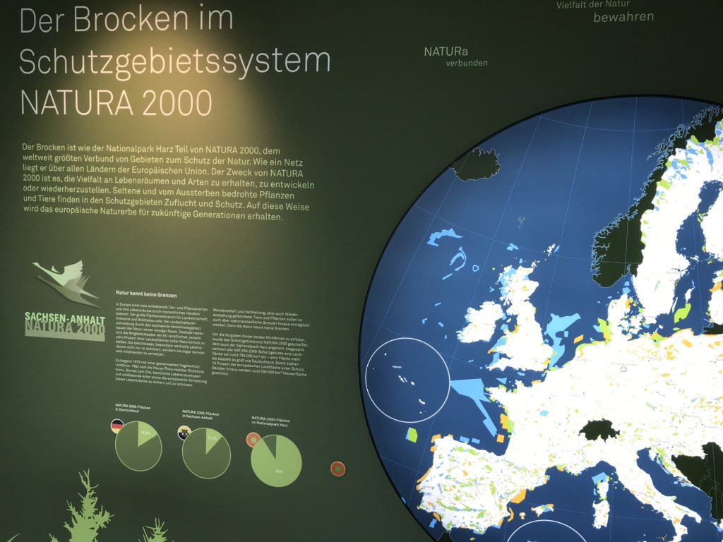 KlausRehda's tweet photo. Eröffnung der neuen Natura 2000 Ausstellung im Brockenhaus. Tolle interaktive Ausstellung verbunden mit informativer Ausschilderung des Aussenbereiches zur besseren Besucherlenkung. Der Wald im Nationalpark lebt auch wenn es für manche Besucher anders aussieht.
#MULEdirekt https://t.co/crBBbVZLqw