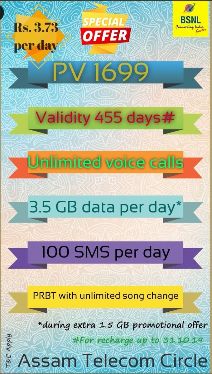 Bsnlmobile Plan1699 Bsnlmobile Plan1699