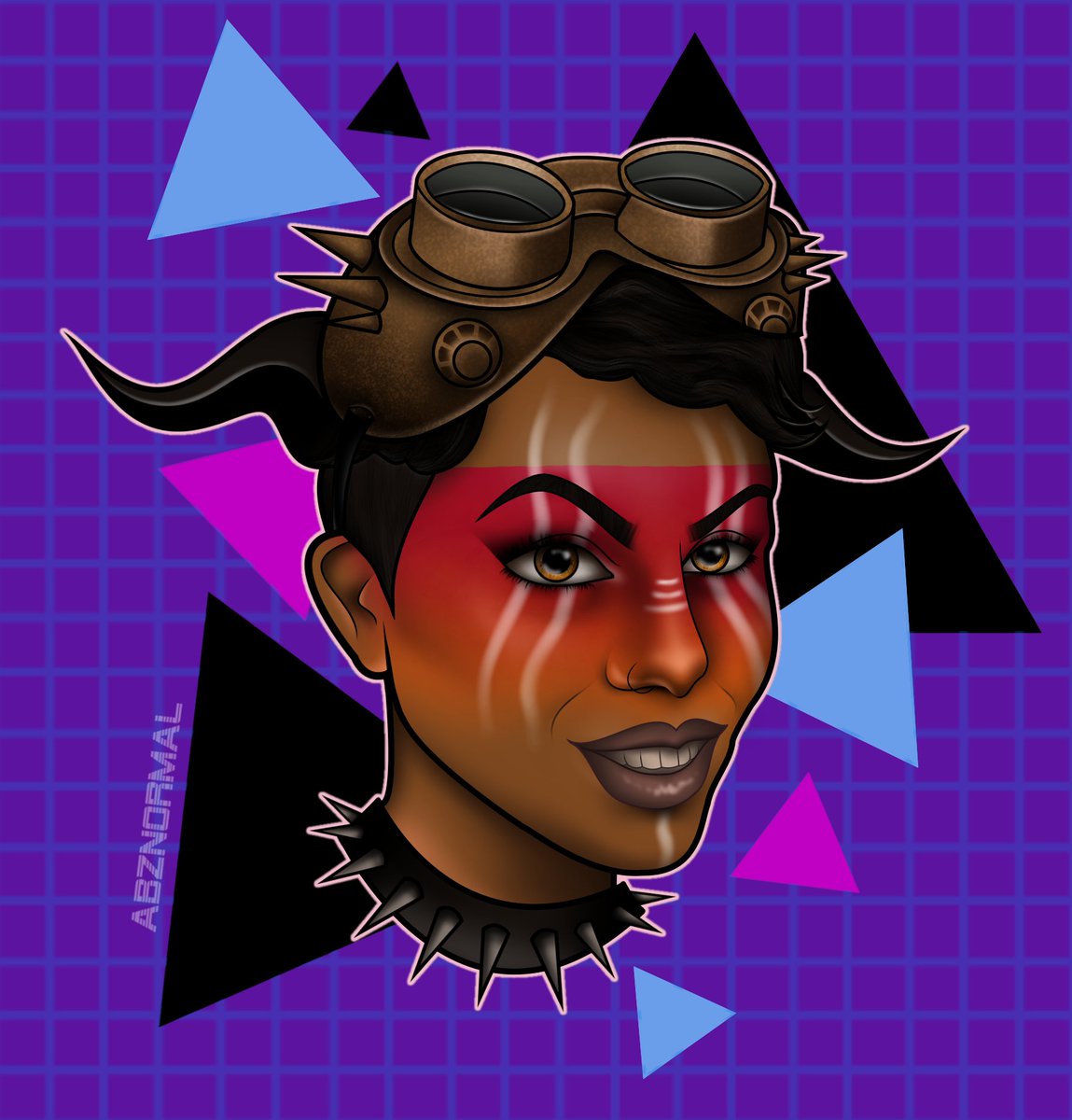 HowlettHere's tweet photo. I spent all night (seriously, I started working on this at 1am and now it's 9am) working on this drawing of @gothixTV 

So, I hope you like it! 😊🖤

#art #gothixmodel https://t.co/fFIdQ7DXfy