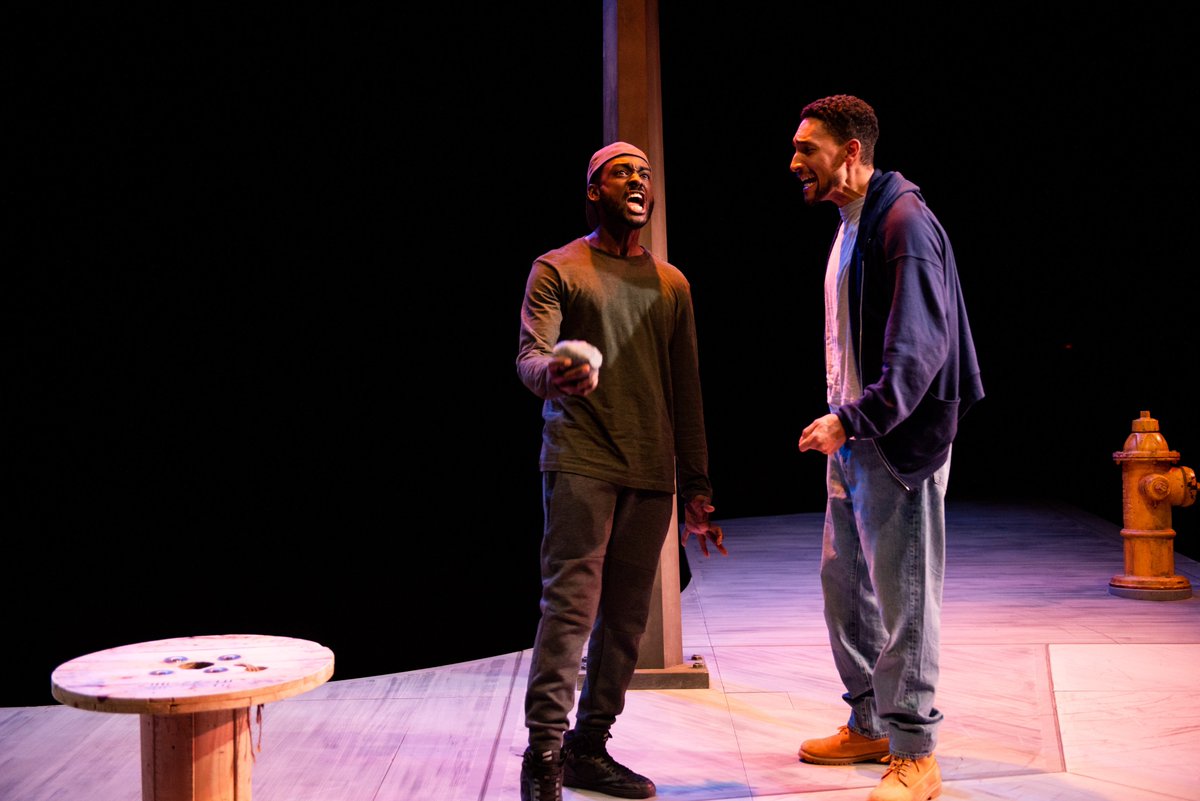 obsidiantheatre's tweet image. Tonight is the night folks! Pass Over by Antoinette Nwandu @anwandu, directed by Philip Akin opens at @buddiesTO ! 

We are running until Nov. 10th and you should RUN to the box office to get tickets! #theaTO #cdnOpening #MustSee

Tickets:
buddiesinbadtimes.com/show/pass-over/