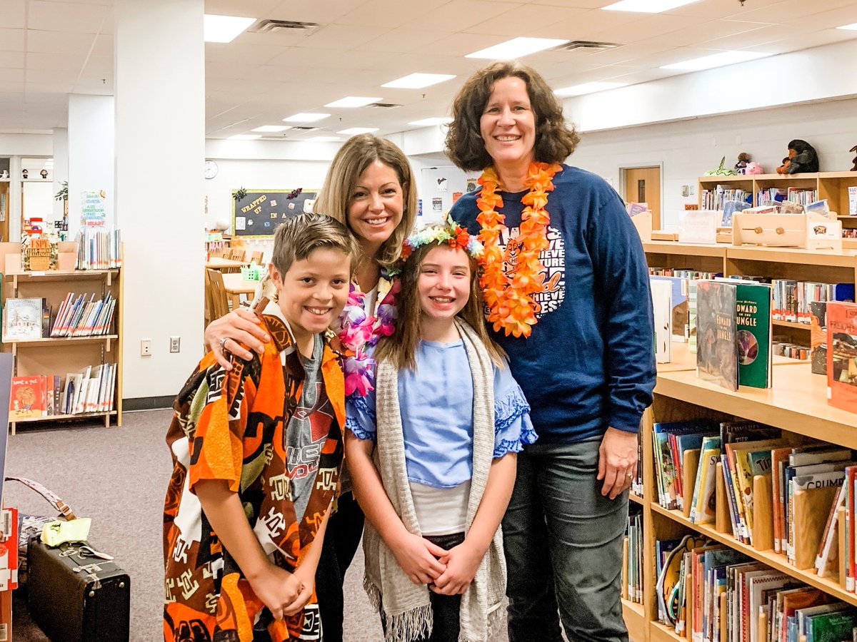 A perfect digital citizenship week! Check out this student's muse from Wednesday- Bob Ross, with his happy trees! Today we end the week with Hawaiian wear! Be sure to "lei"off the tech! Try kicking it old school with some board games and spend some time device free. #FCPSDigCit