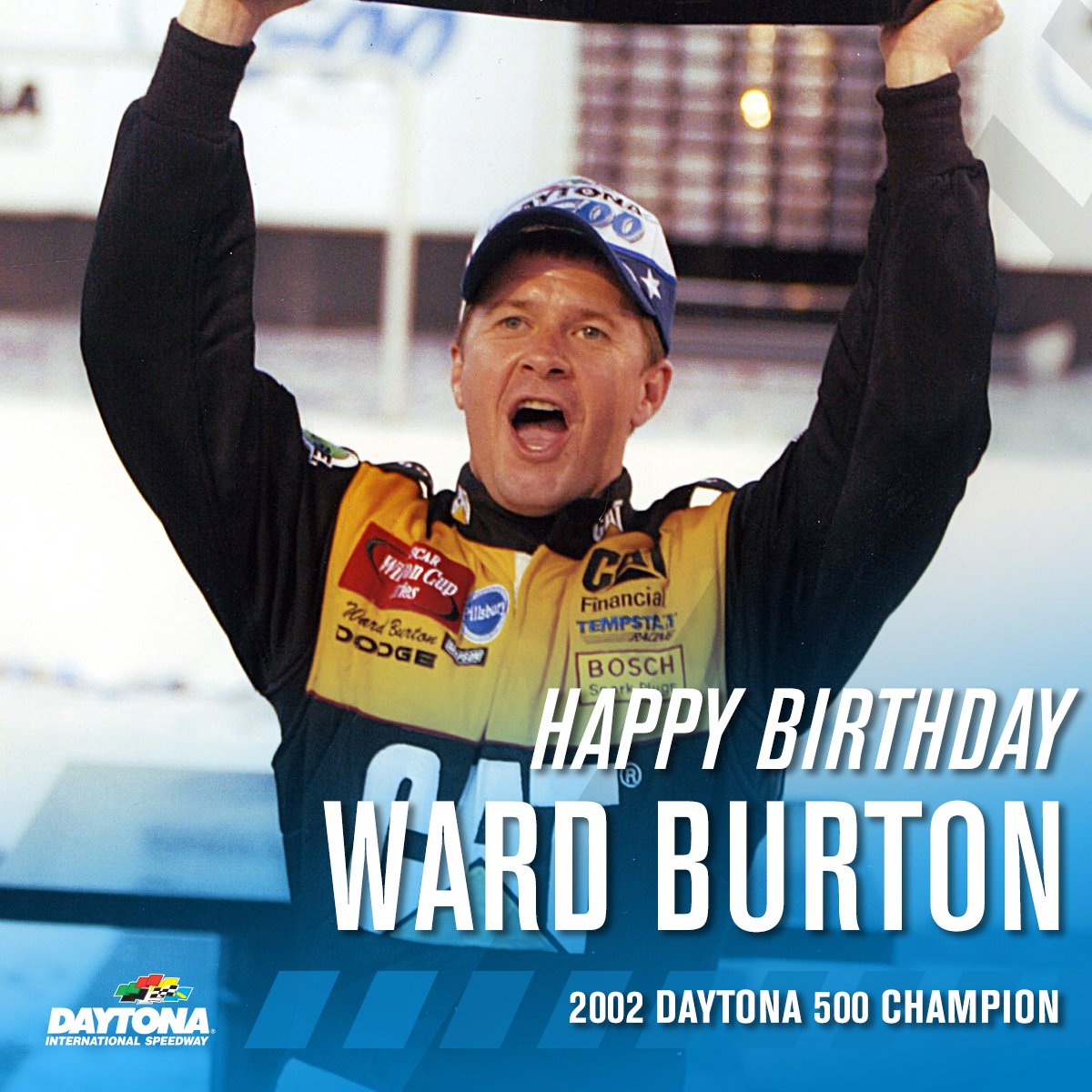 Help us wish a happy birthday to 2002 Champion Ward Burton!   