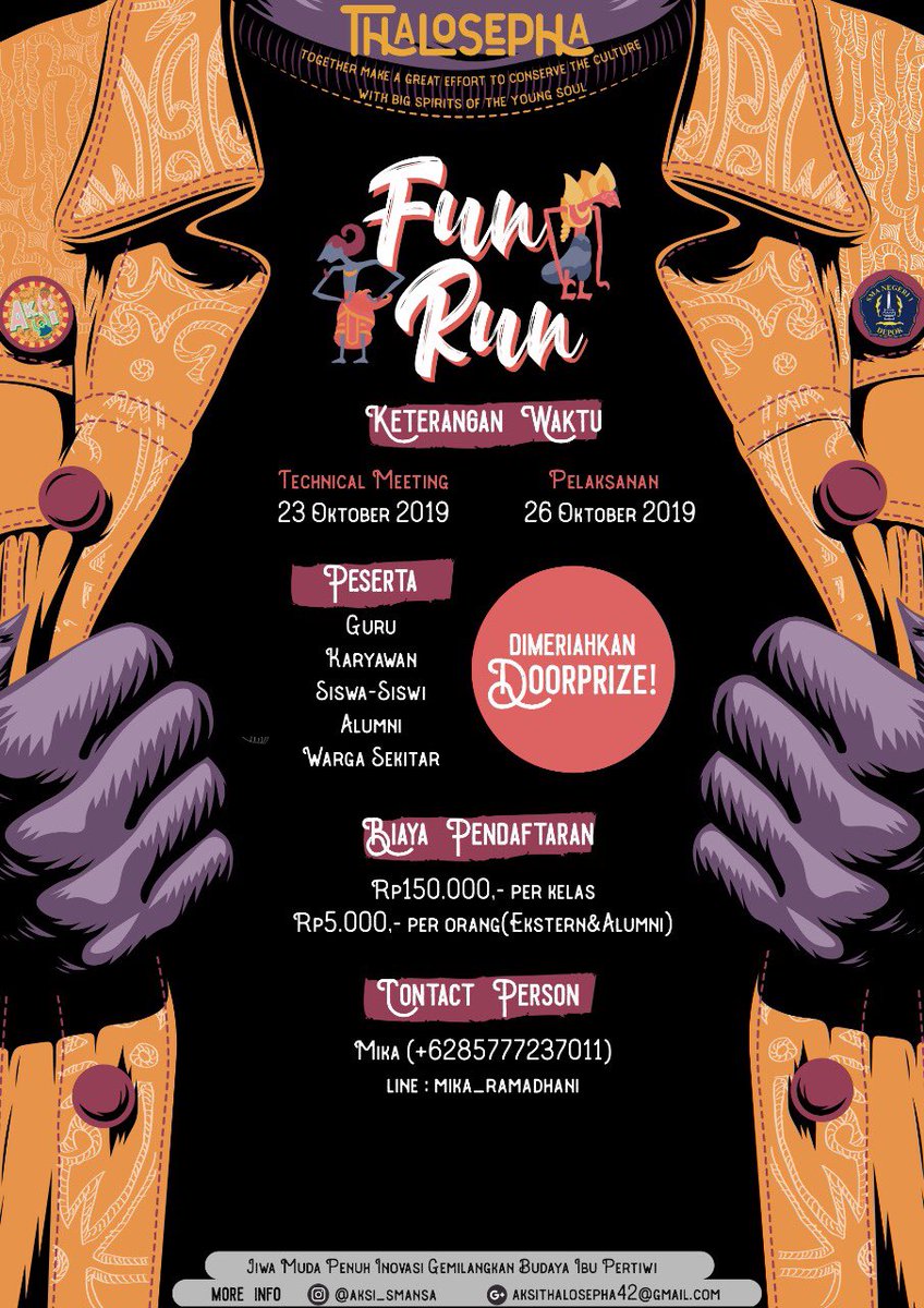 Ada Fun Run nih besok, dateng yuk!
