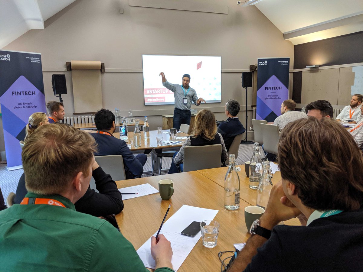 TechNation's tweet image. Fantastic to spend the last couple of days with the #TechNationFintech 2.0 cohort to kick off the programme, with great insight from @pierslinney

#WeAreTechNation

Find out more about the 23-strong cohort: technation.io/news/fintech-c…