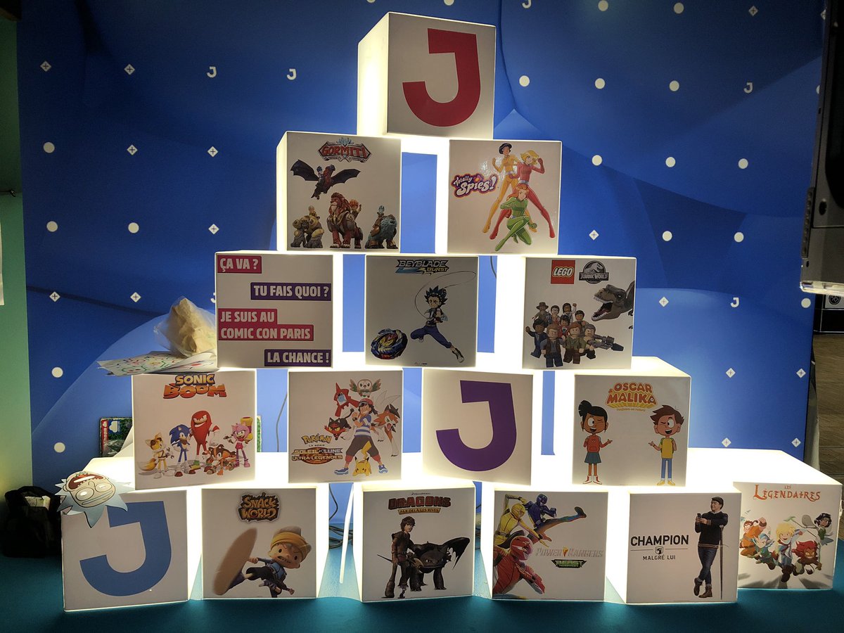 Canal J est partenaire jeunesse du @ComicCon_Paris ! 
Retrouve nous au stand B66 aujourd’hui et demain de 9h30 à 19h et dimanche de 9h30 à 18h ! 😊
Viens faire le plein d’animations et de cadeaux !! ☺️