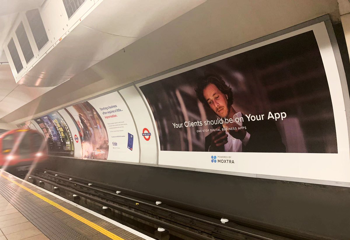 MediaAG's tweet photo. Check it out!🤩 We are working with American based @MoxtraHQ on their very 1st UK based campaign 🎉 https://t.co/Hu0hn5Cpwo