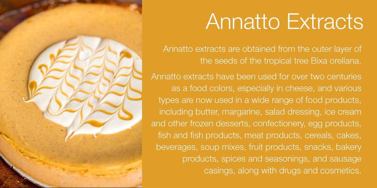 IACMColor's tweet image. #FeatureColor: Annatto extracts are obtained from the outer layer of the seeds of the tropical tree Bixa orellana.