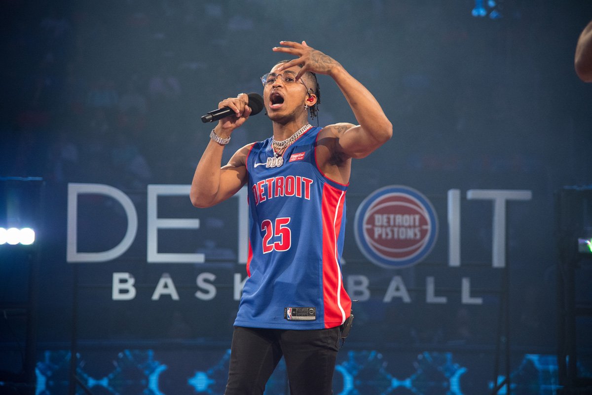 big sean detroit pistons jersey