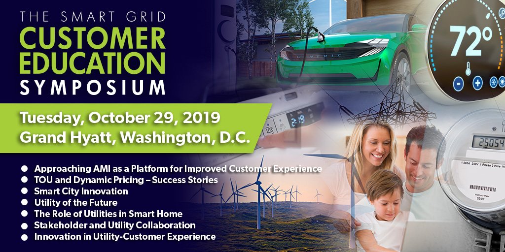 SmartEnergyIP's tweet image. The Smart Grid Customer Education Symposium is almost here! Don&apos;t forget to register: bit.ly/2ohb029