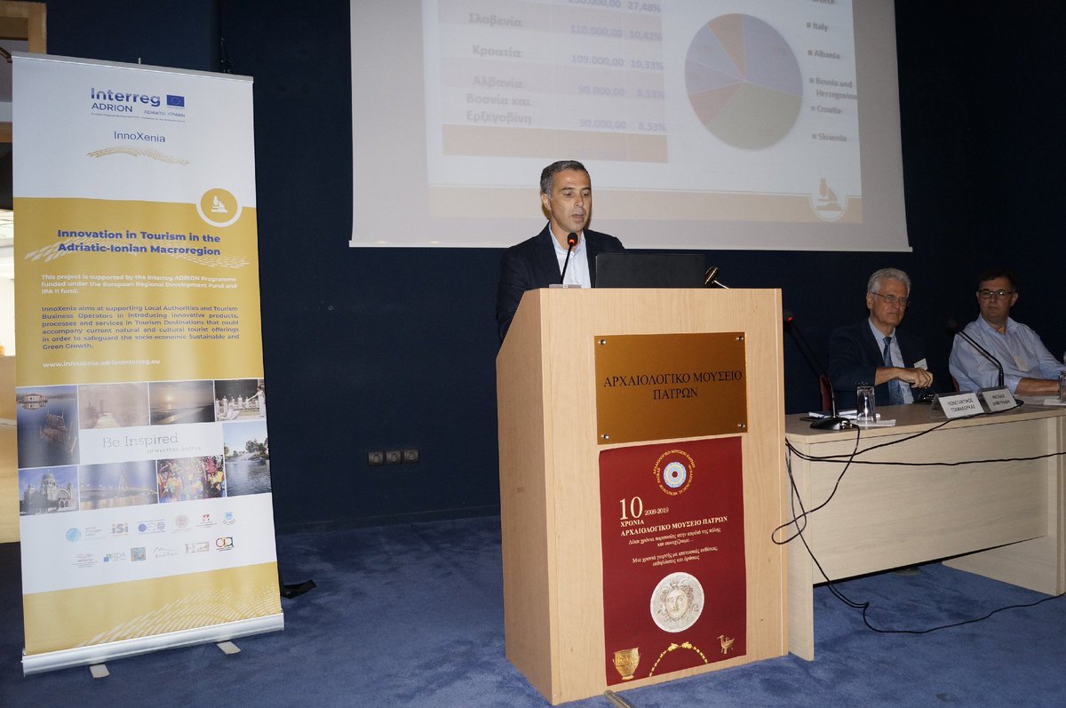 InnoXenia's tweet photo. Dissemination Conference in Patras, 13 September 2019 https://t.co/uk8azb6VRO