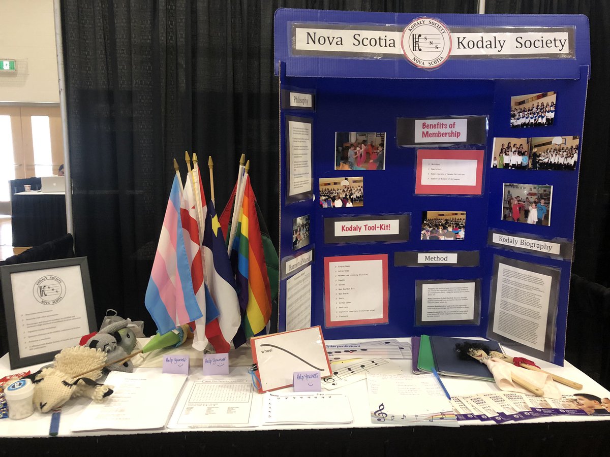 If you’re <a href="/NovaScotiaMEA/">Nova Scotia Music Educators Association (NSMEA)</a> today pop by the KSNS table - we have smarties!💙🎶💙 #nsmea2019 #kodalyclassroom #elmused