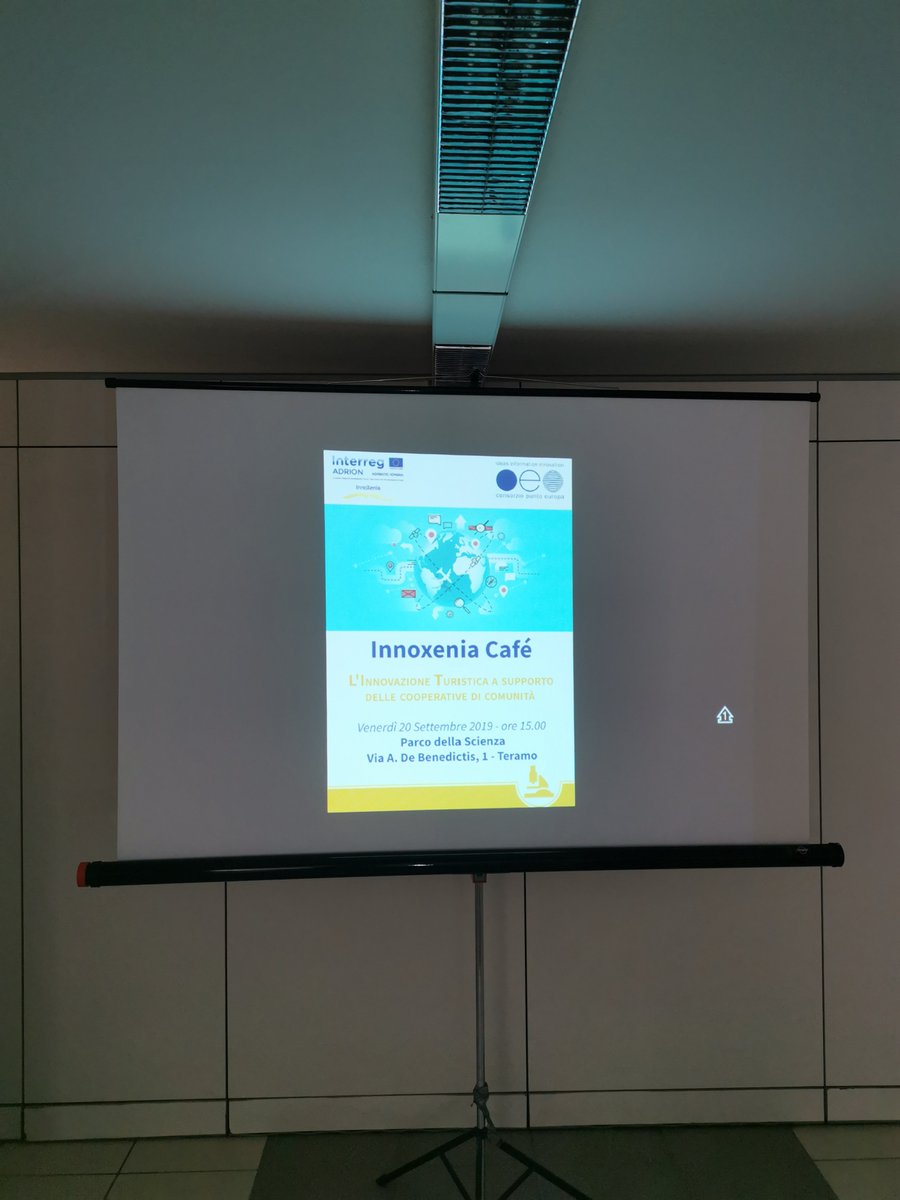 InnoXenia's tweet photo. InnoXenia Cafès in Teramo Italy – 20 and 25 September 2019 https://t.co/zAfoPFzf4Q
