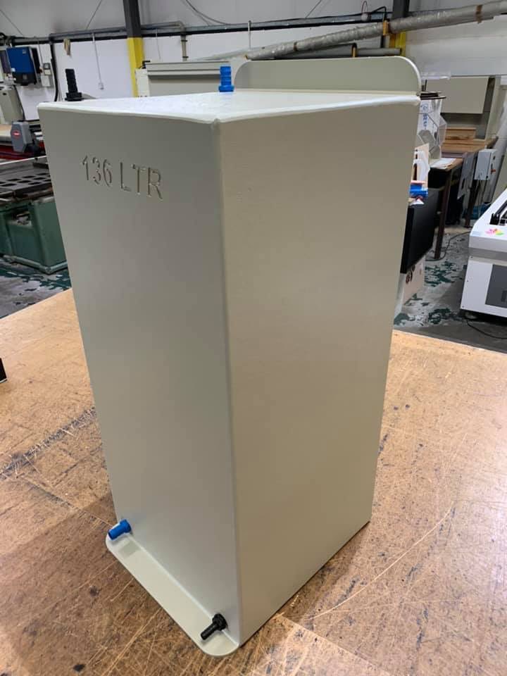 Goodwinplastics's tweet photo. One off two fresh drinking water tank. Manufactured for local premier football coach conversion company. 
#bespoke #london #cheshire #chester #plasticwatertank #watertank #horsebox #ukmanufacture #plasticfabrication https://t.co/Hn6yNmTxVP