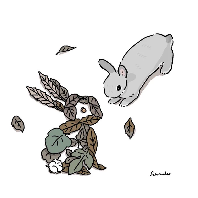 Day 25
落ち葉のうさぎさん
#inktober #Inktober2019 #inktoberday25 