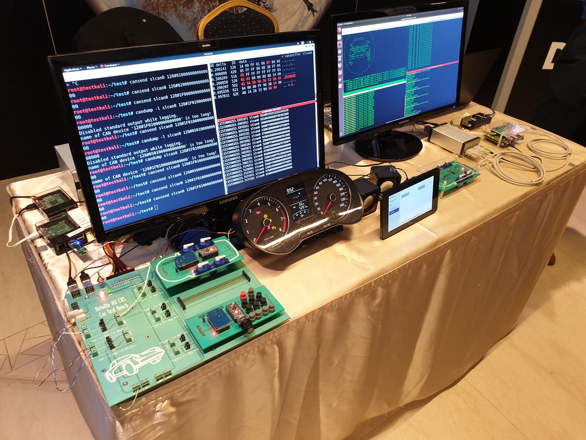 andrew_kabai's tweet photo. Are you interested in car hacking or hardware hacking? Visit us at #Hacktivity2019 and check out our demonstrations. cc @hacktivityconf  #carhacking #hwhacking https://t.co/T1IyypTwoF