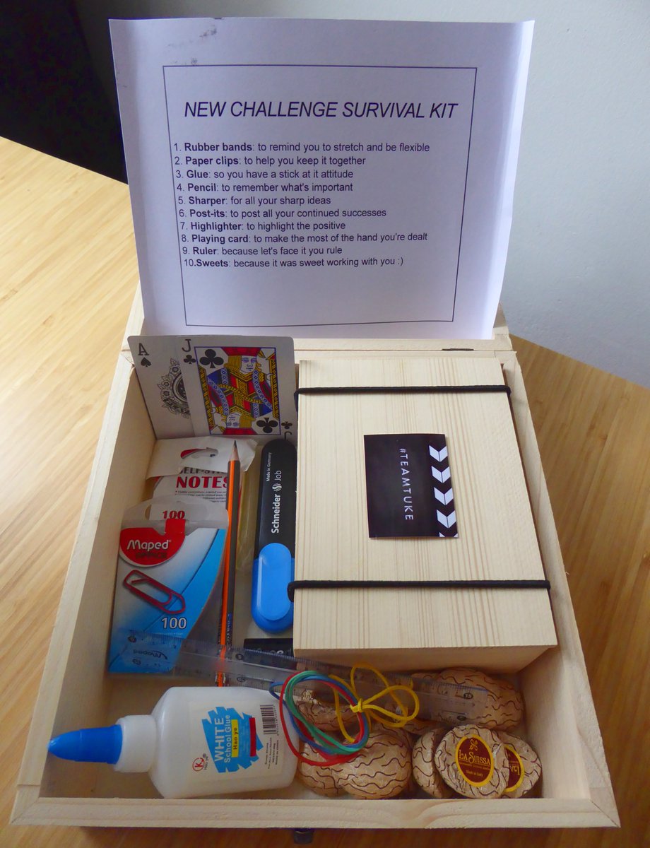 samtuke's tweet photo. This leaving gift, hand delivered from @phpList's Tirana office via Vienna, was an emotional surprise: a "New Challenge Survival Kit". I don't know how you put it together, but thank you Suela, Rudolf, Mariana, Xhes, and Brunilda. I shall treasure it! #TeamTuke https://t.co/IxrheTKEGR