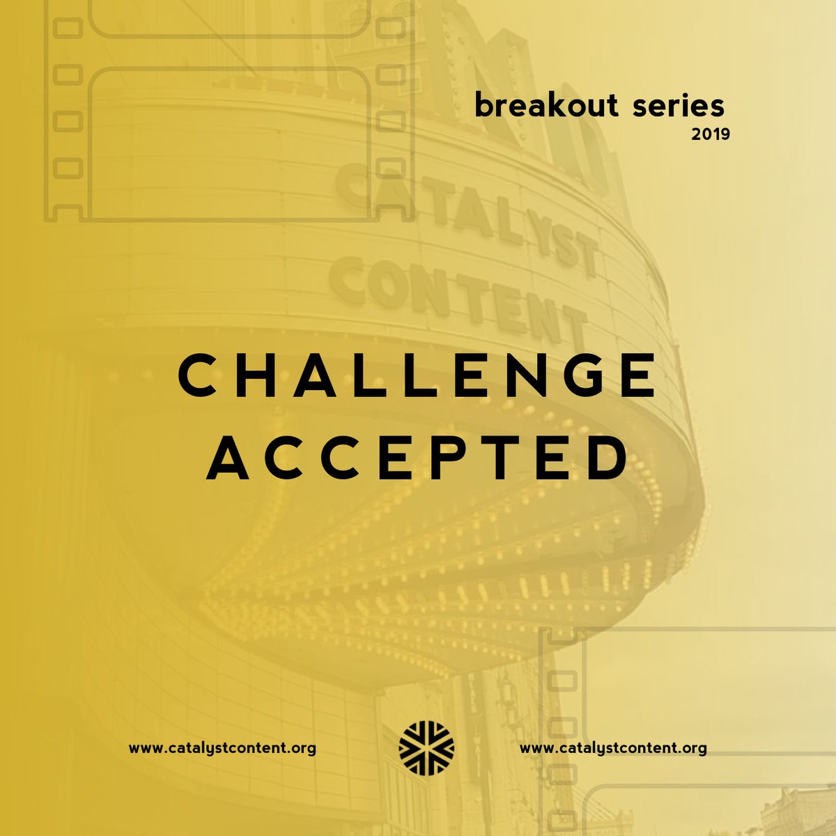 catalystories's tweet photo. Congratulations to Challenge Accepted on winning Breakout Series at this year's #CatalystFestival2019! #FilmFestival #IndieTV #CatalystContent #CatalystArtists #Catalystories #AbramsArtistsAgency #Duluth ππ https://t.co/PM8OVygIF8