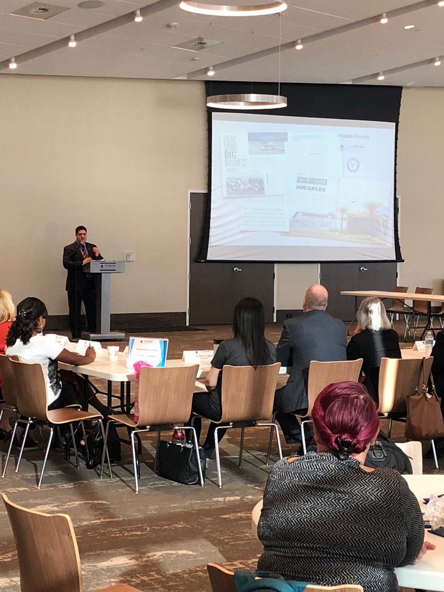 TVEDCChris's tweet photo. The October TVEDC board meeting is underway. Wonderful to hear from TechFit, Seamax, and Loen Labs. Welcome to Volusia County! https://t.co/YVZParEKeU