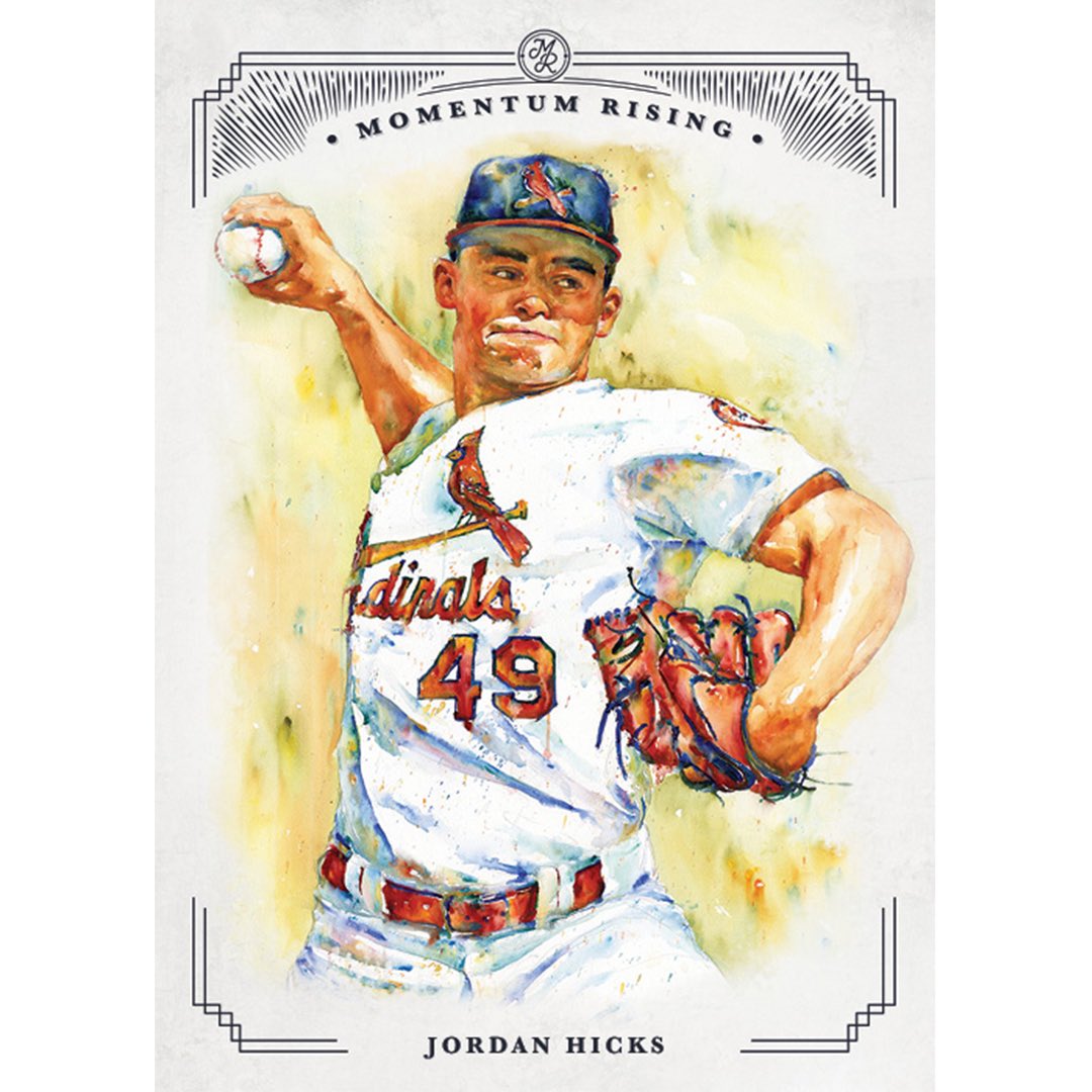 I am so excited to share my recent project with <a href="/Topps/">Topps</a> trading cards! We collaborated on the Momentum Rising. Featuring 20 bright, young <a href="/MLB/">MLB</a> stars!  It is a dream come true to work with such an iconic company as <a href="/Topps/">Topps</a> ! The set will be on sale for one week. Link in bio