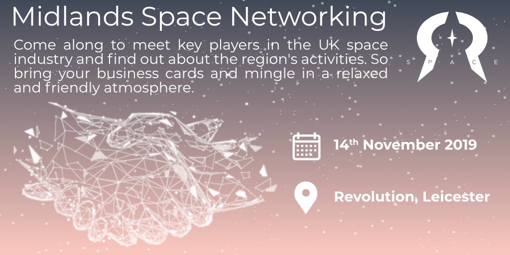 rjmlaird's tweet photo. Thanks @spaceagenda for including our event #MidlandsSpace. I hope to see many regional space and tech companies join us this November. https://t.co/8ys2dNWUrN https://t.co/vDOJ2TINk3