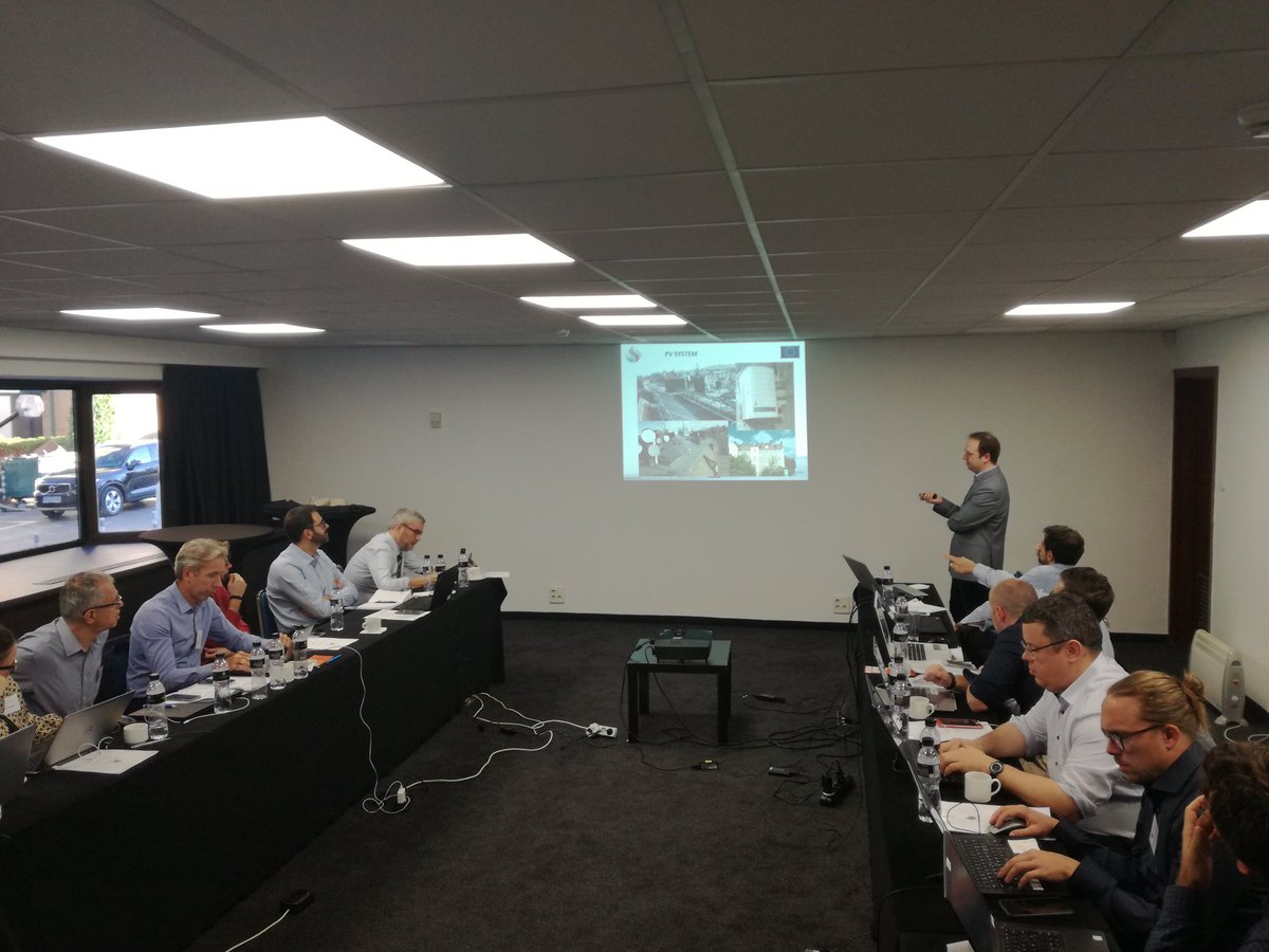 Iznabpl's tweet photo. Our expert in #EnergyEfficiency in the buildings, @JakubPluta5 is presenting on 2nd Review of @Heat4Cool_H2020 the implementation activities. Keep going! https://t.co/Kmb5hpmmH2