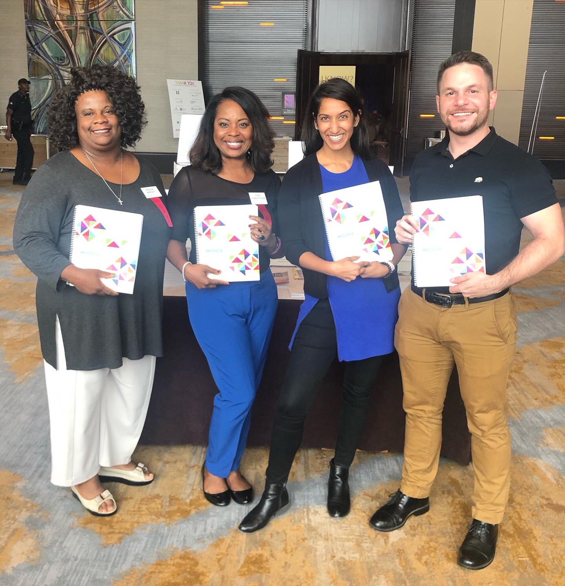 EdFolken's tweet photo. I can officially cross “co-author and publish a book” off my bucket list! Our social-emotional health workbook for middle school is hot off the press and officially for sale! Shout out to our awesome team, and @momentousinstitute for this incredible opportunity! #ChangingTheOdds https://t.co/UyHKCUIRa9