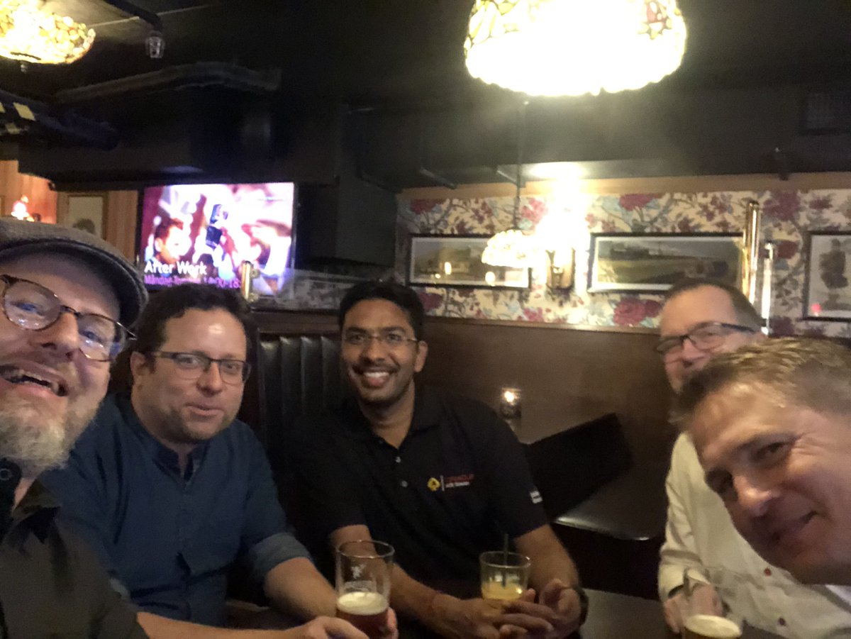 #PostEvent Beer with @mathiasmag @sweoug. 
#GroundbreakersTour Nordic has reached an end. Relax time. 
#ACED @oracleace @groundbreakers #ogbnordic