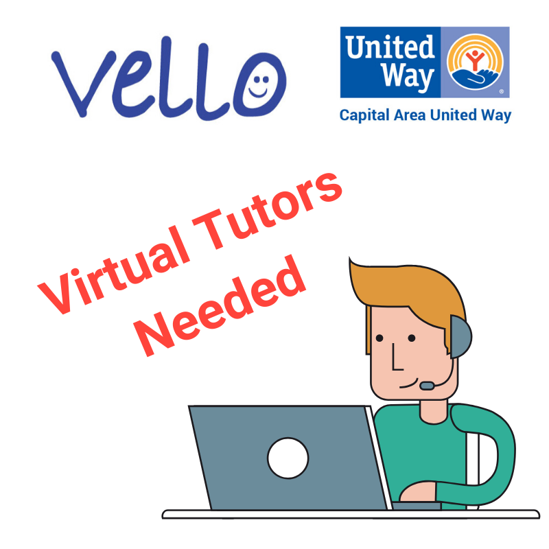 CAUW's tweet photo. Interested in having a direct impact on our students? Then become a virtual volunteer with Vello—our one-on-one tutoring service! For more information or to sign-up visit https://t.co/wleTEjRoAu or our volunteer portal at https://t.co/dgN0MbrtaF. #Vello #LiveUnited #WinUnited https://t.co/ZdS1g2WTJG