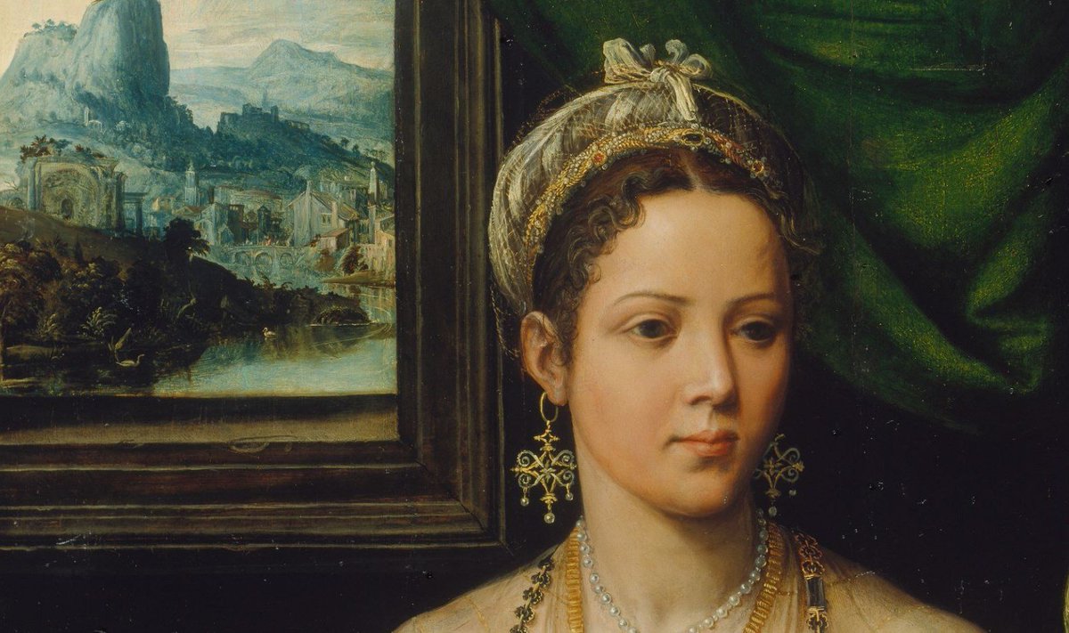 OldPortraiture's tweet photo. Born #OnThisDay in 1510: #RenéeofFrance (1510-74), #DuchessofFerrara as wife of #ErcoleII d'#Este; daughter of #LouisXII 

Possible #Portrait by #PieterdeKempeneer (ca.1503-87), ca. 1530s

#Valois #RenéedeFrance #Portraiture #Renaissance #NetherlandishArt 
#Staedelmuseum https://t.co/qKoBgVApL5