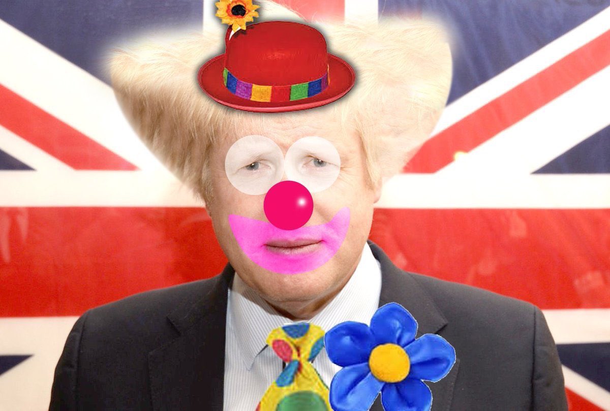 @BorisJohnson Stop clowning around & start telling the truth #Getbrexitgone the country is in limbo you need to make decisions & remember the 100% not just the 52% or 0.13% who voted for you #notmypm #noelectionnow