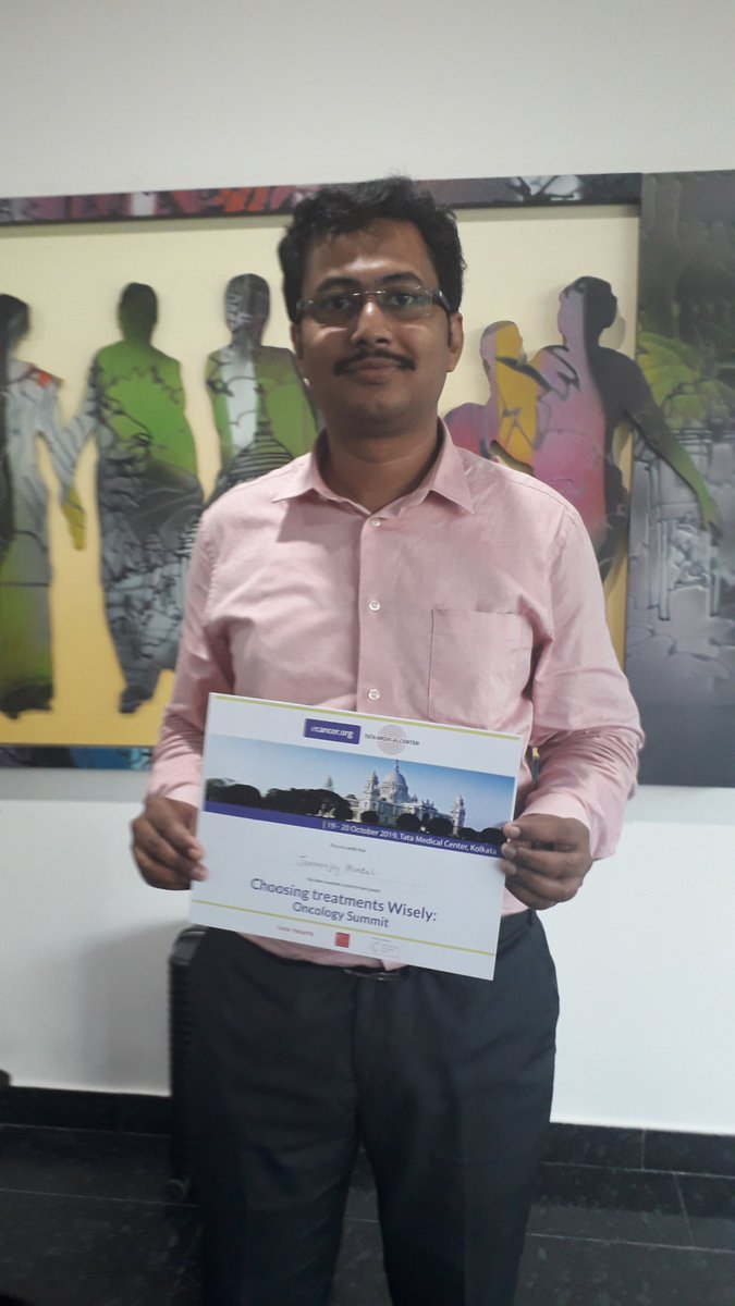 ecancer (@ecancer) on Twitter photo Our poster prize winner from our meeting in Kolkata. <a href="/JanmenjoyMondal/">Janmenjoy Mondal</a>. Congratulations on a great presentation. Our poster prize winner from our meeting in Kolkata. <a href="/JanmenjoyMondal/">Janmenjoy Mondal</a>. Congratulations on a great presentation.