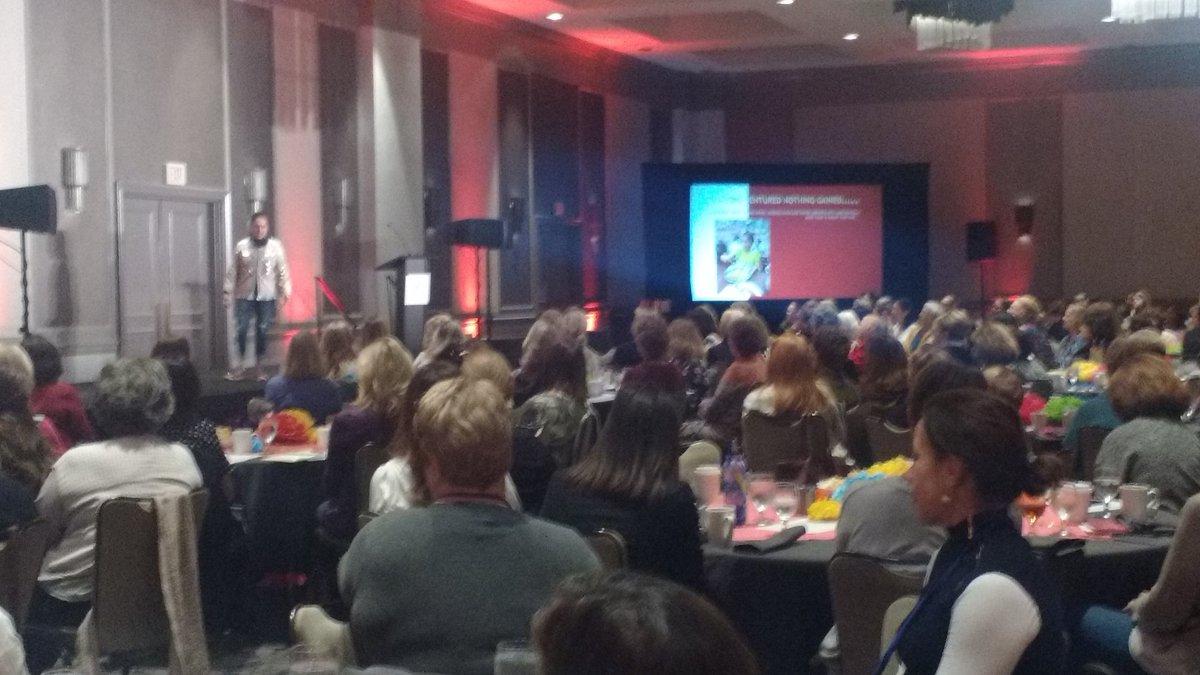 A packed ballroom of delegates at <a href="/LesDamesIntl/">Les Dames d'Escoffier</a> opening Bollywood breakfast and keynote speaker the inspirational Maneet Chauhan who introduced Indian cuisine to Nashville.