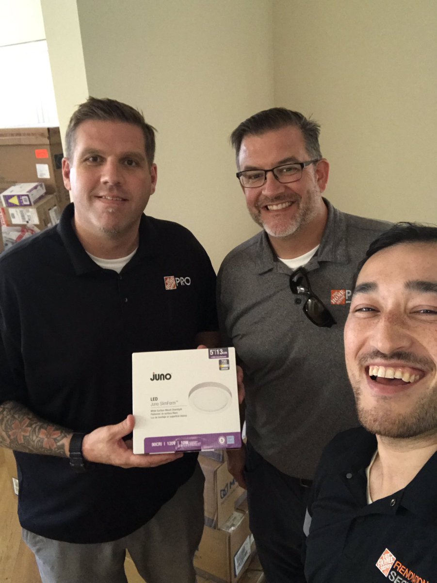 Check these guys out. Pac North PAR Jason brought Renovations Plus AND Renovation Services into this apartment reno, and his client is thrilled.. Talk about a triple threat! Big support and $$ for the Santa Clara store! #goHDPro <a href="/schell_graham/">Graham Schell</a> <a href="/JOEL_ELLIOTT1/">Joel Elliott</a>
