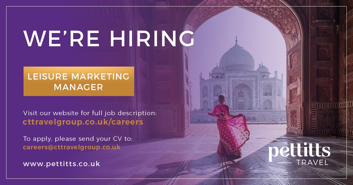 Are you a #Marketing Executive or Manager looking to make an impact in your next role?
If you're passionate about travel, we've a fantastic role available in our Leisure team! 

Job description: lnkd.in/dfFA6wT 
 #WorkInTravel #Recruiting #TunbridgeWells #Jobs #Recruiting