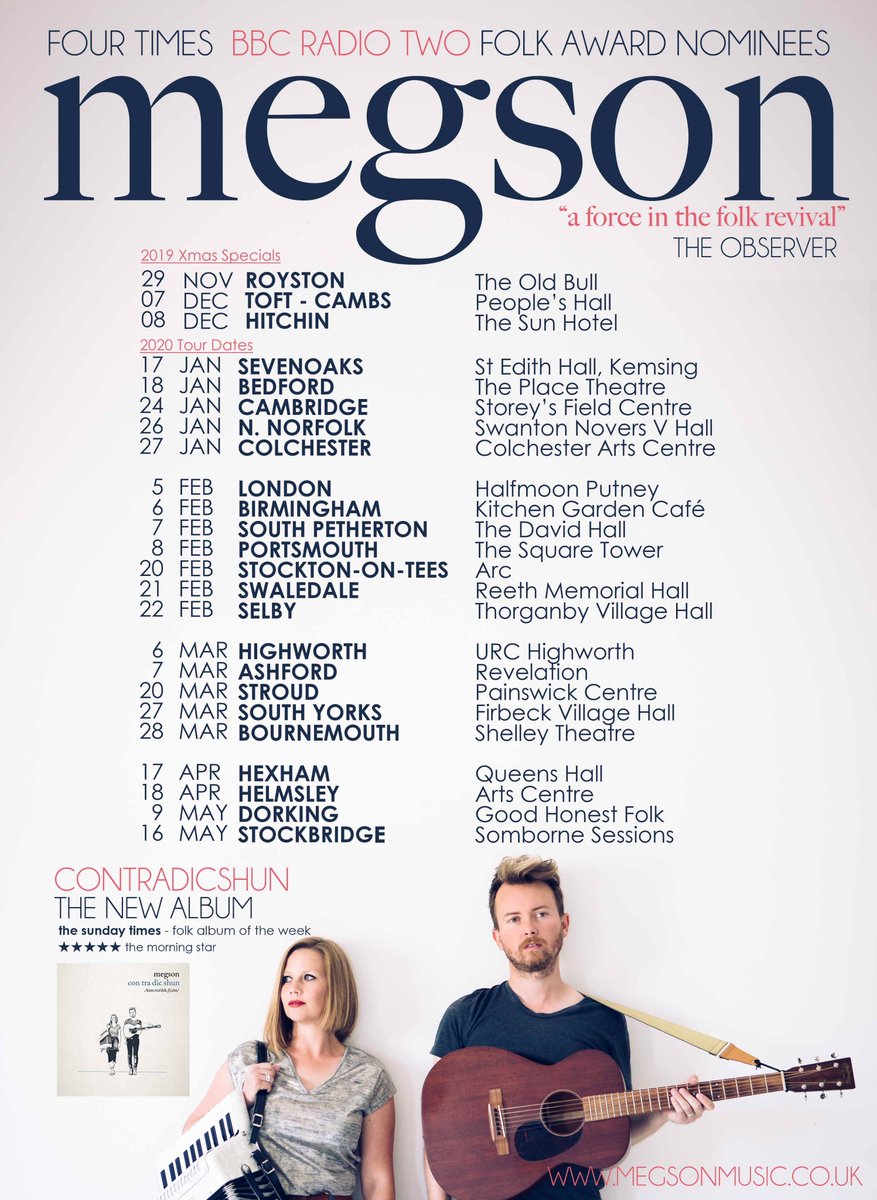 In 2020 we’ll be heading to CAMBRIDGE, COLCHESTER, LONDON, PORTSMOUTH, STOCKTON, BIRMINGHAM, BEDFORD, SOUTH PETHERTON, ASHFORD, STROUD, SEVENOAKS, BOURNEMOUTH, HEXHAM, DORKING and many more…. check out our website for more details!
Debs &amp; Stu x