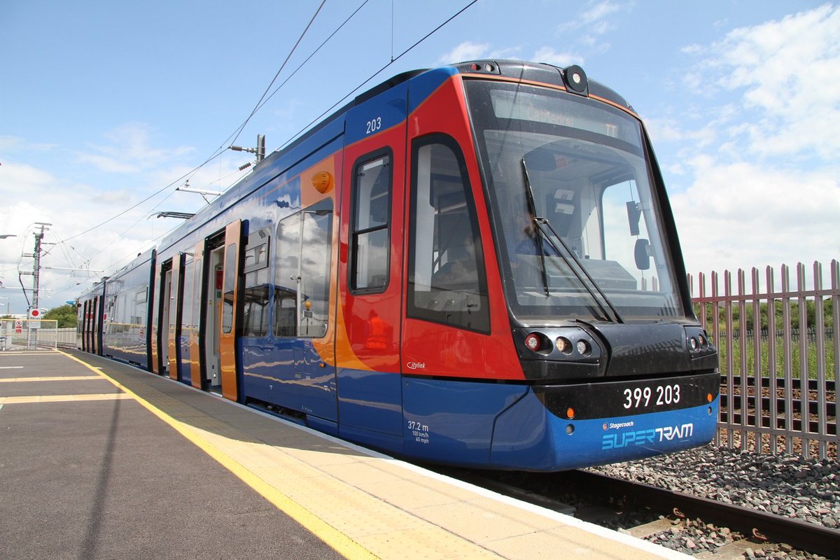 TravelSYorks's tweet photo. Tram Train marks one year of service today, as well as reaching one million passenger journeys! Thank you for travelling 🚋😍🎉 #1YearofTramTrain https://t.co/lMxTDLLGWf https://t.co/lPqI1ajAkM