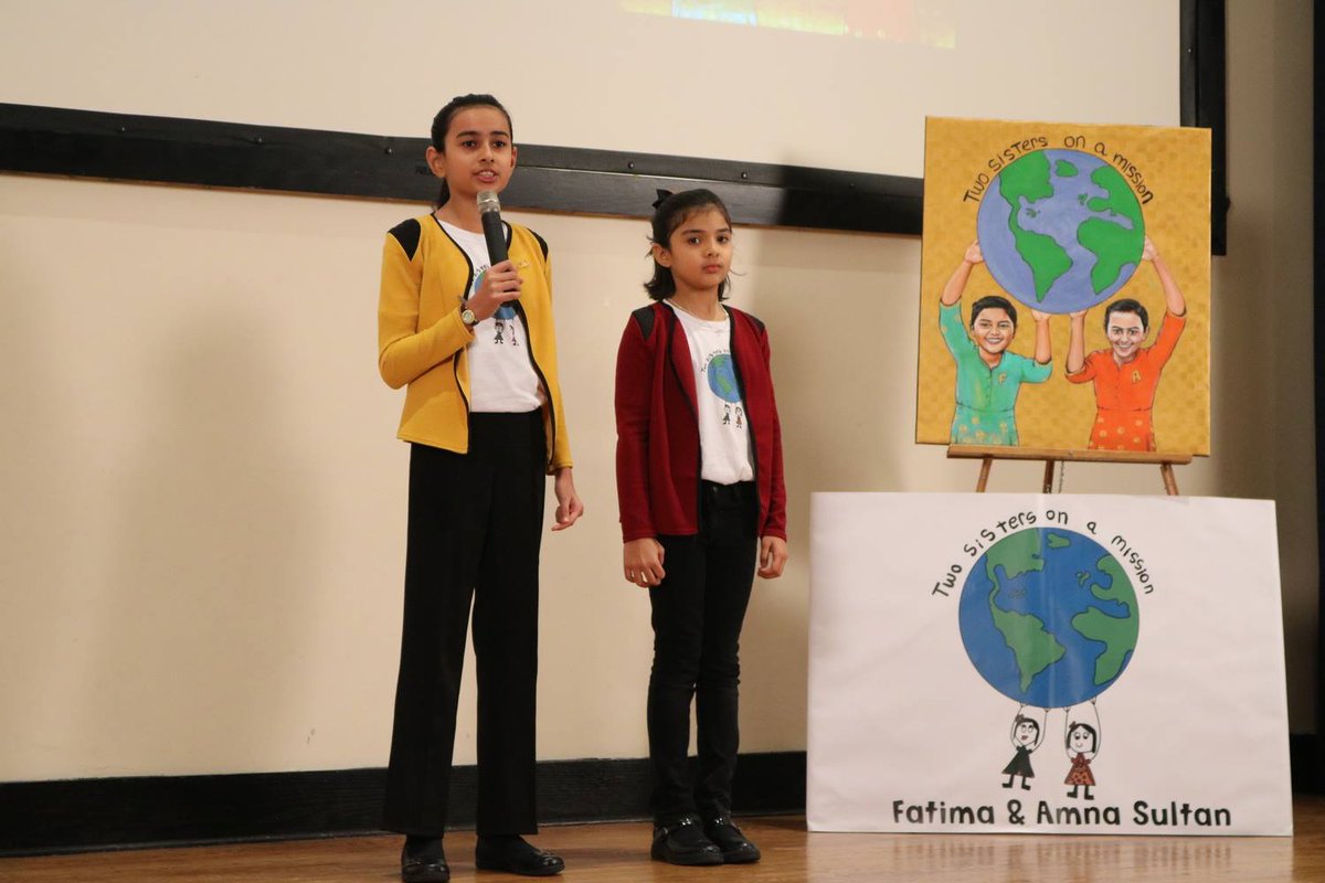 DesjardinsGroup's tweet photo. Our youngest #GoodSpark entrepreneurs, Two Sisters on a Mission, wish to promote social engagement by helping them empower artists from remote communities.

You can contribute to their mission with our discount code : desjardins2019. 💚 Learn more here 👉 https://t.co/PXSGOHbI6g https://t.co/BmtKSC942P