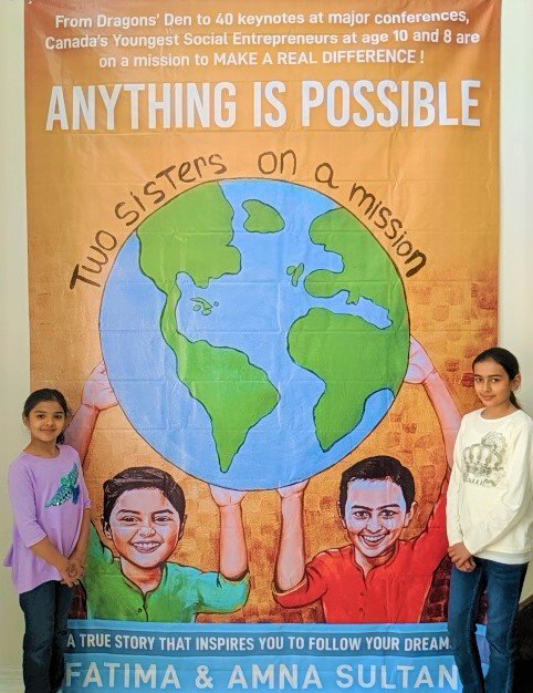 DesjardinsGroup's tweet photo. Our youngest #GoodSpark entrepreneurs, Two Sisters on a Mission, wish to promote social engagement by helping them empower artists from remote communities.

You can contribute to their mission with our discount code : desjardins2019. 💚 Learn more here 👉 https://t.co/PXSGOHbI6g https://t.co/BmtKSC942P