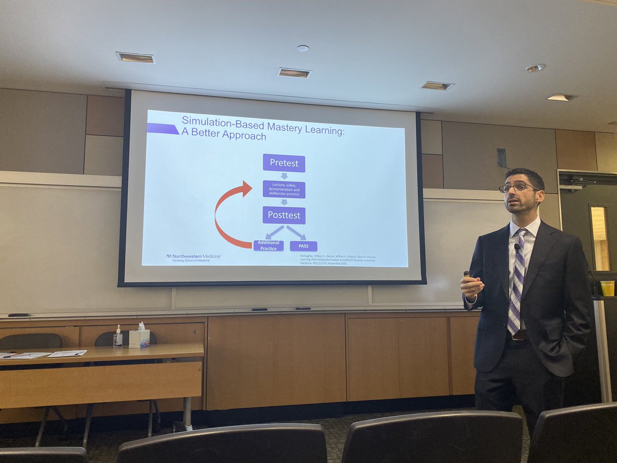 Great faculty development session at @JeffersonUniv on #masterylearning by Dr. David Salzman. 
🔅'If at first you don't succeed, try, try again...until you meet or exceed the minimum standard.' 
🔅Extra time allows us to shift from bell curve to J curve distribution.