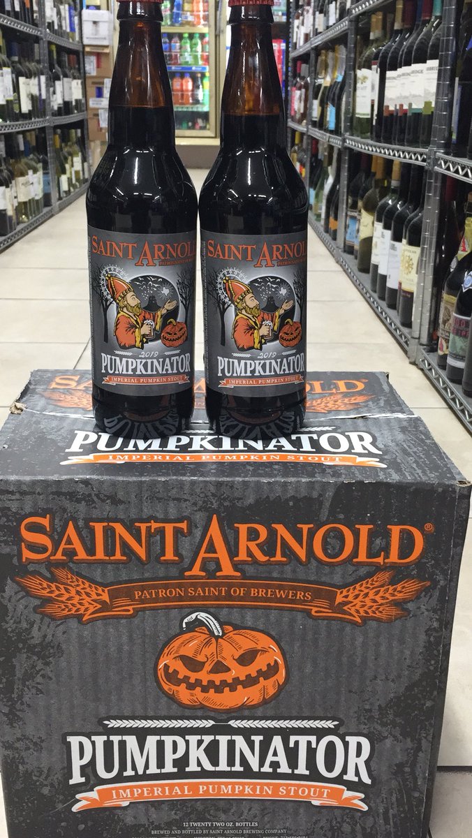 Just in 
Saint Arnold Pumpkinator @saintarnoldbrewingcompany