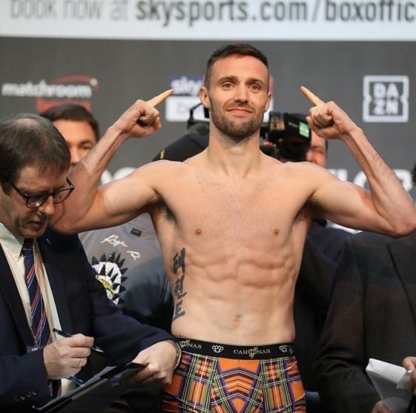 All weighed in and and now tucking into some good grub 🥩🍕🍟
Great turn out today at the weigh in today thanks to everyone for the support. Let’s go have some fun tomorrow. 👑 🎉 #Unified #TartanArmy