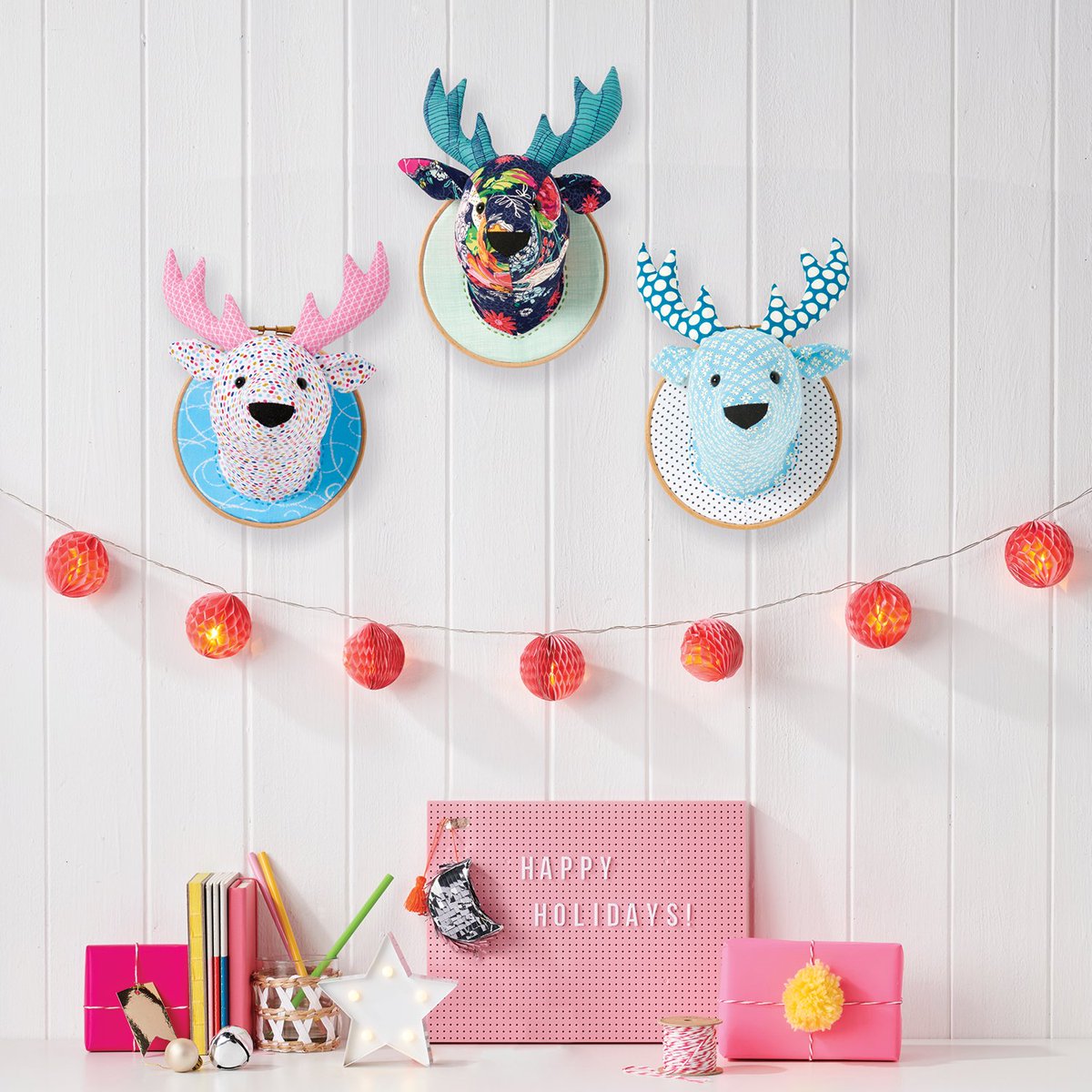 Go down in history this Christmas with Dasher, Dancer and Prancer – a handmade overhaul of a classic! Check out Jo Carter’s festive reindeer in issue 79